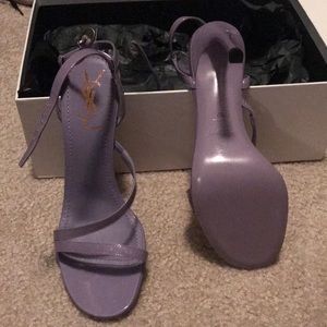 Brand new beautiful authentic light purple YSL heels